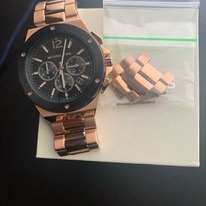Mens Rose Gold Michael Kors Watch